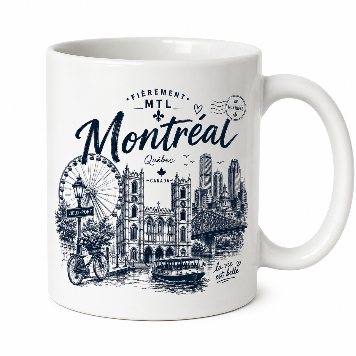 Casquette de Montréal avec feuille d'érable