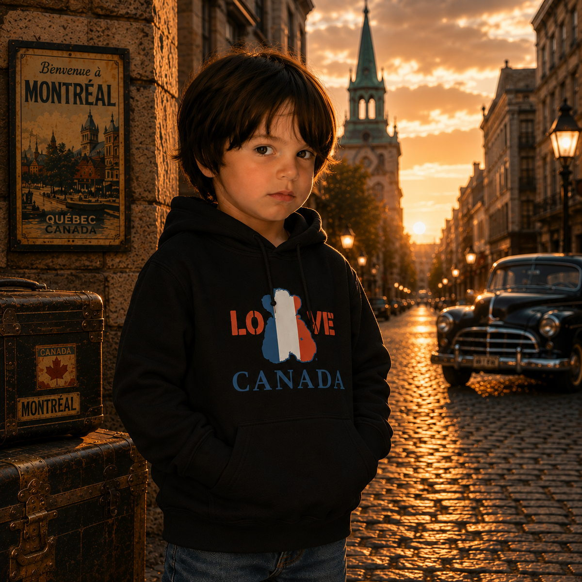 James Graphic Hoodie | Boy Kids Category | Boutique LH Montréal