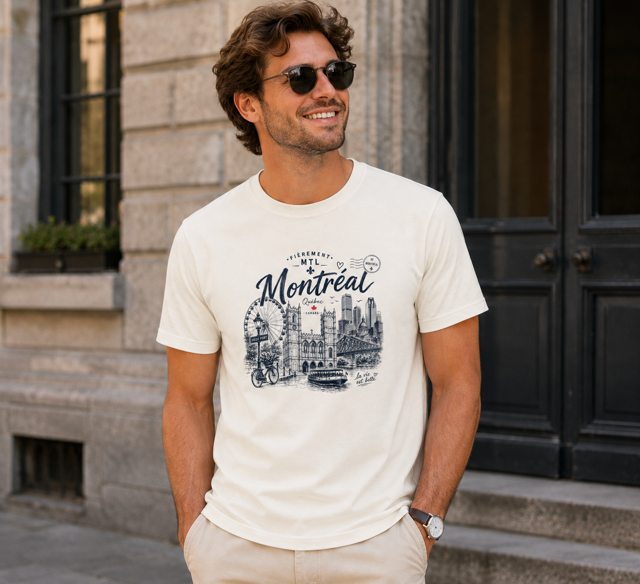 Casquette de Montréal avec feuille d'érable