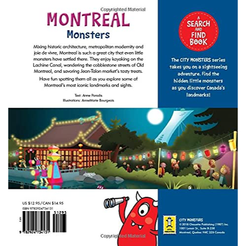 Montreal Monsters – Search and Find Book | Boutique LH Montréal