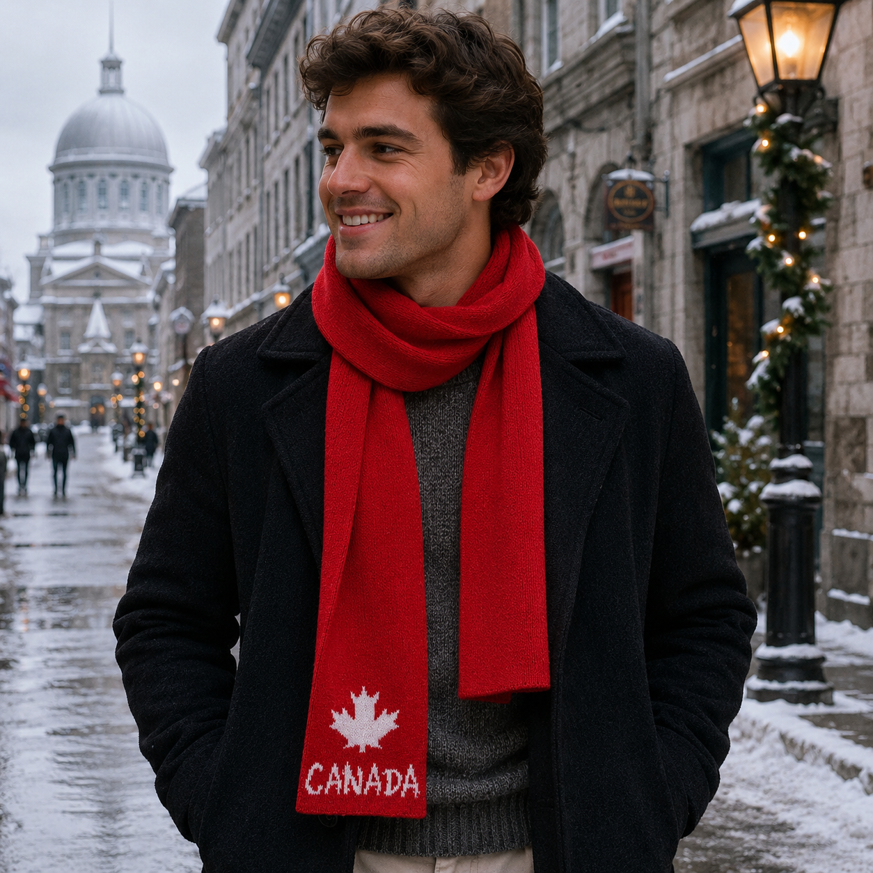 Casquette de Montréal avec feuille d'érable