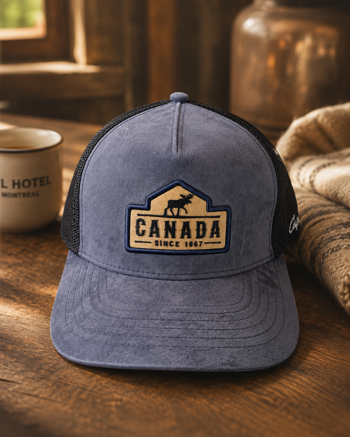Canada Since 1867 Moose Cap – Blue | Boutique LH Montréal