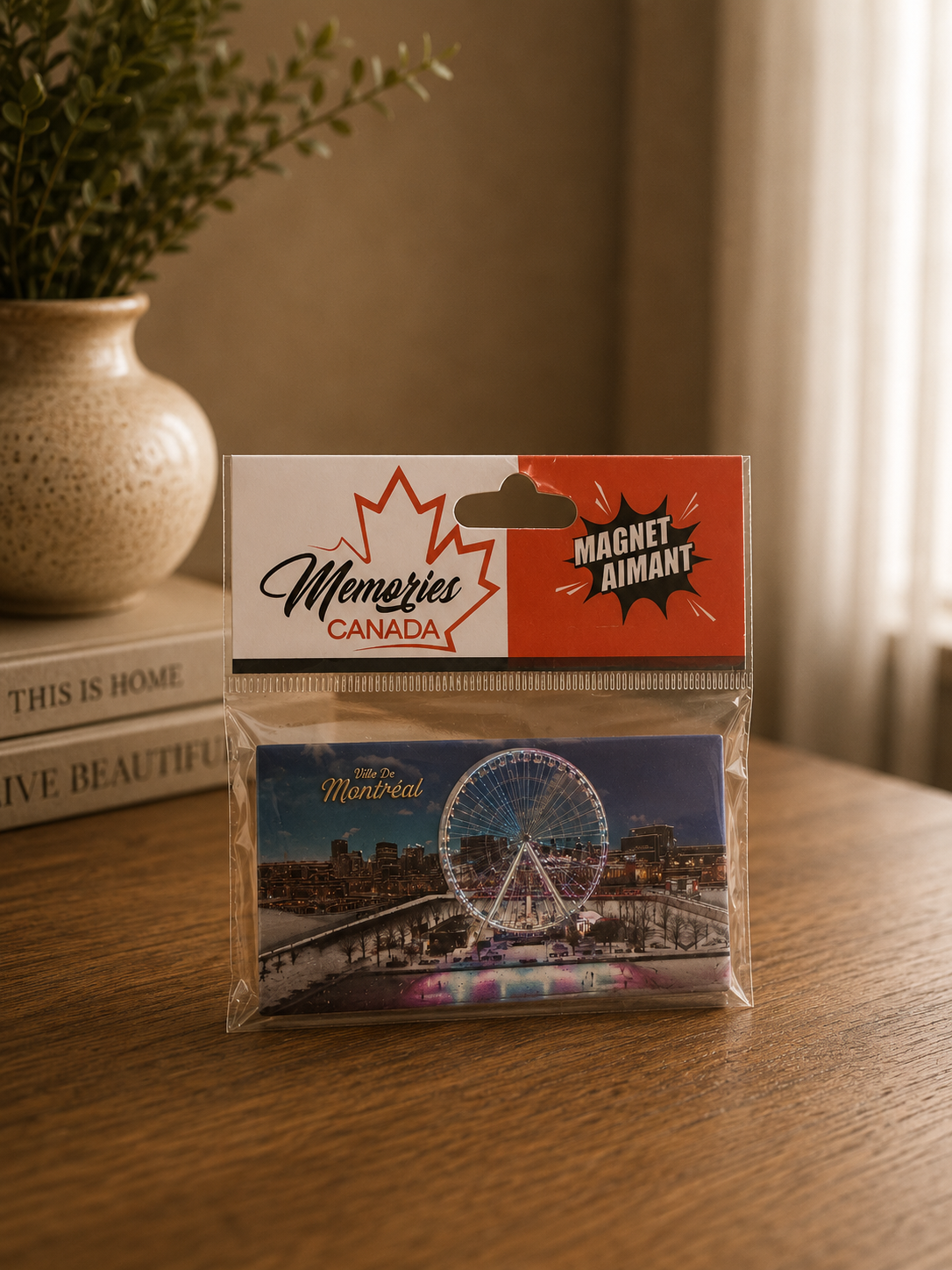 Montréal Ferris Wheel Souvenir Magnet – Collectible Canadian Keepsake | Boutique LH Montréal