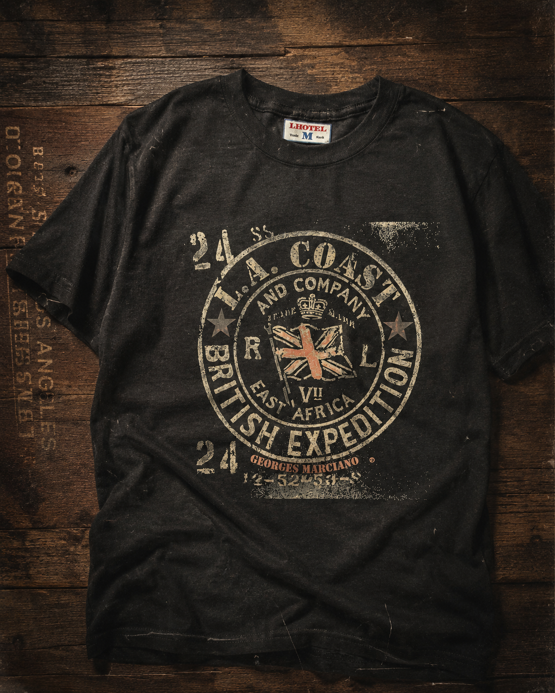 Georges Marciano Collection – British Expedition Graphic T-Shirt | Men Category | Boutique LH Montréal