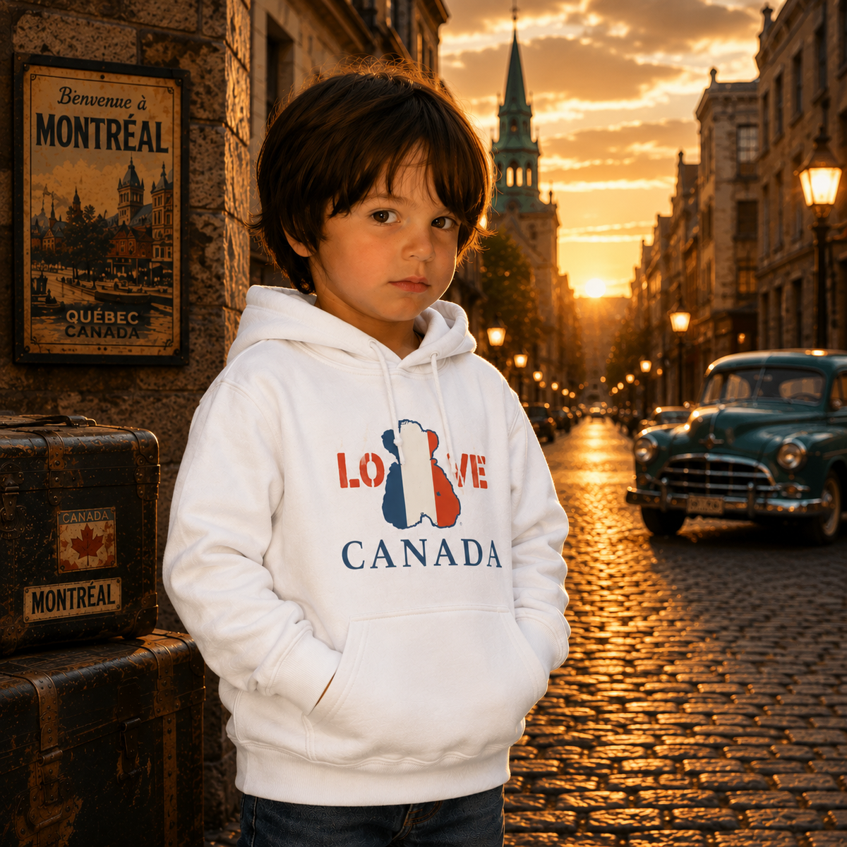 James Graphic Hoodie | Boy Kids Category | Boutique LH Montréal
