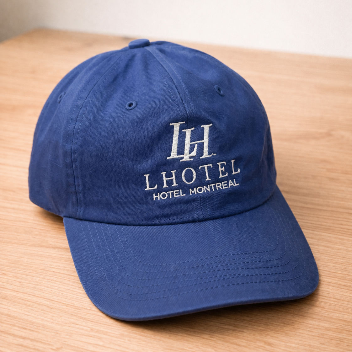 LHotel Montréal Embroidered Cap – Navy | Boutique LH Montréal