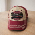 Canada Club Heritage Cap – Burgundy & Cream | Boutique LH Montréal