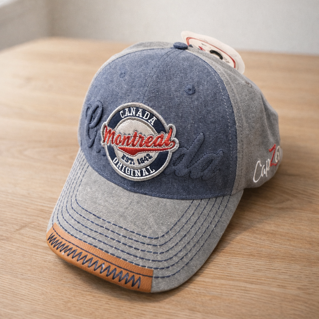 Casquette de Montréal avec feuille d'érable