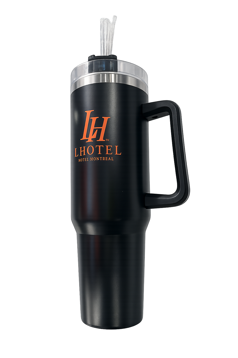 LHotel Montréal Black Insulated Travel Mug – Signature Collection | Boutique LH Montréal