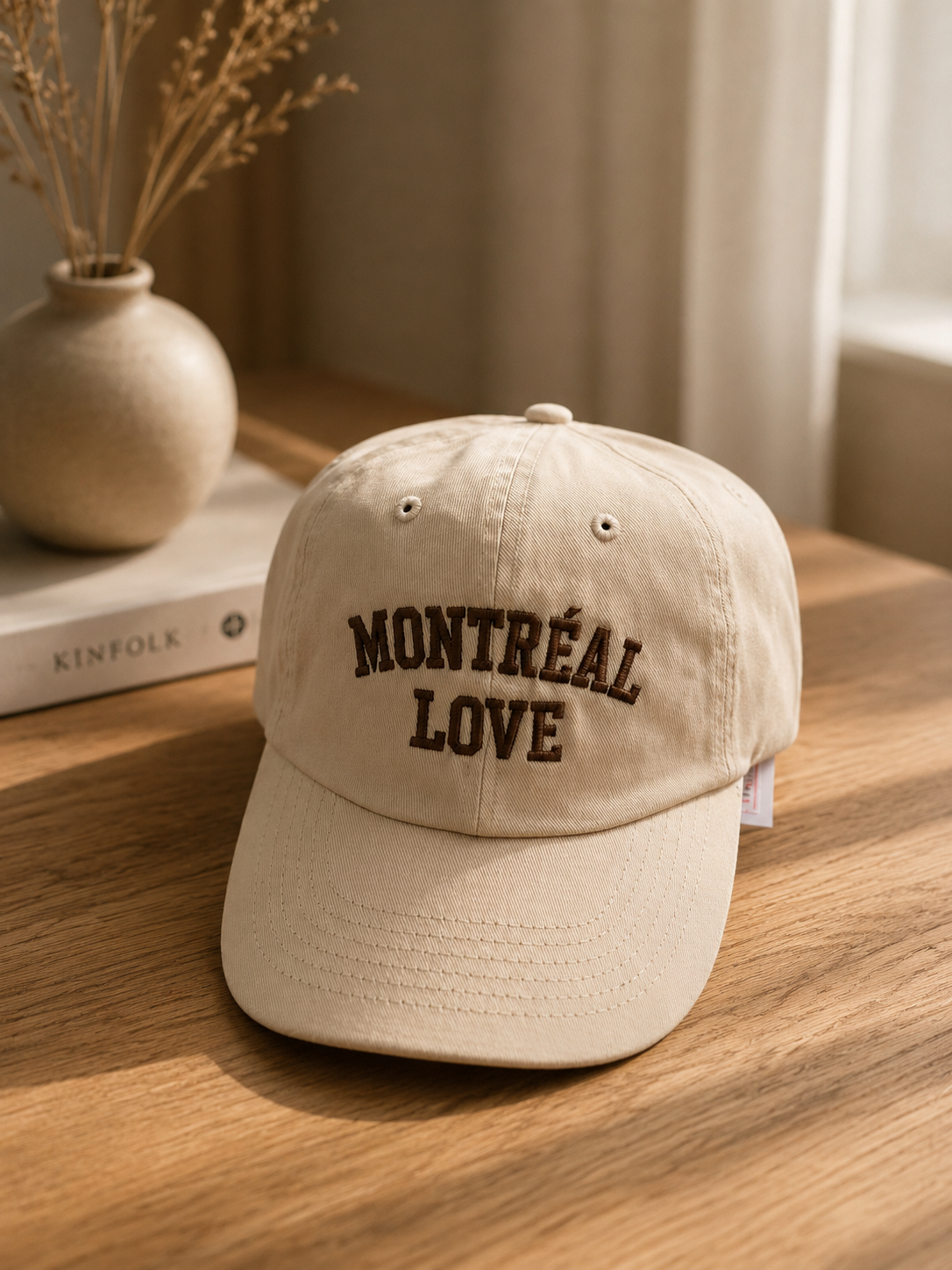 Classic Cap – Montréal Love Natural Cotton | Boutique LH Montréal