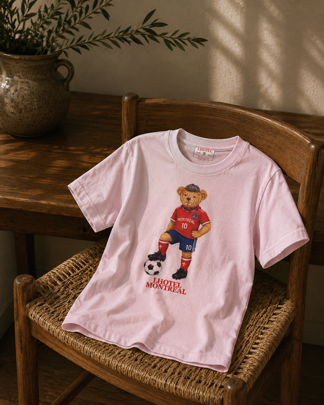 Montreal Teddy Soccer Youth T-Shirt | Boutique LH Montréal