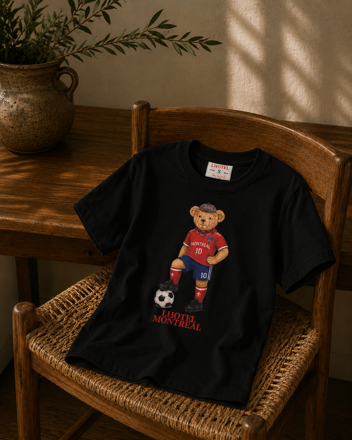 Montreal Teddy Soccer Youth T-Shirt | Boutique LH Montréal