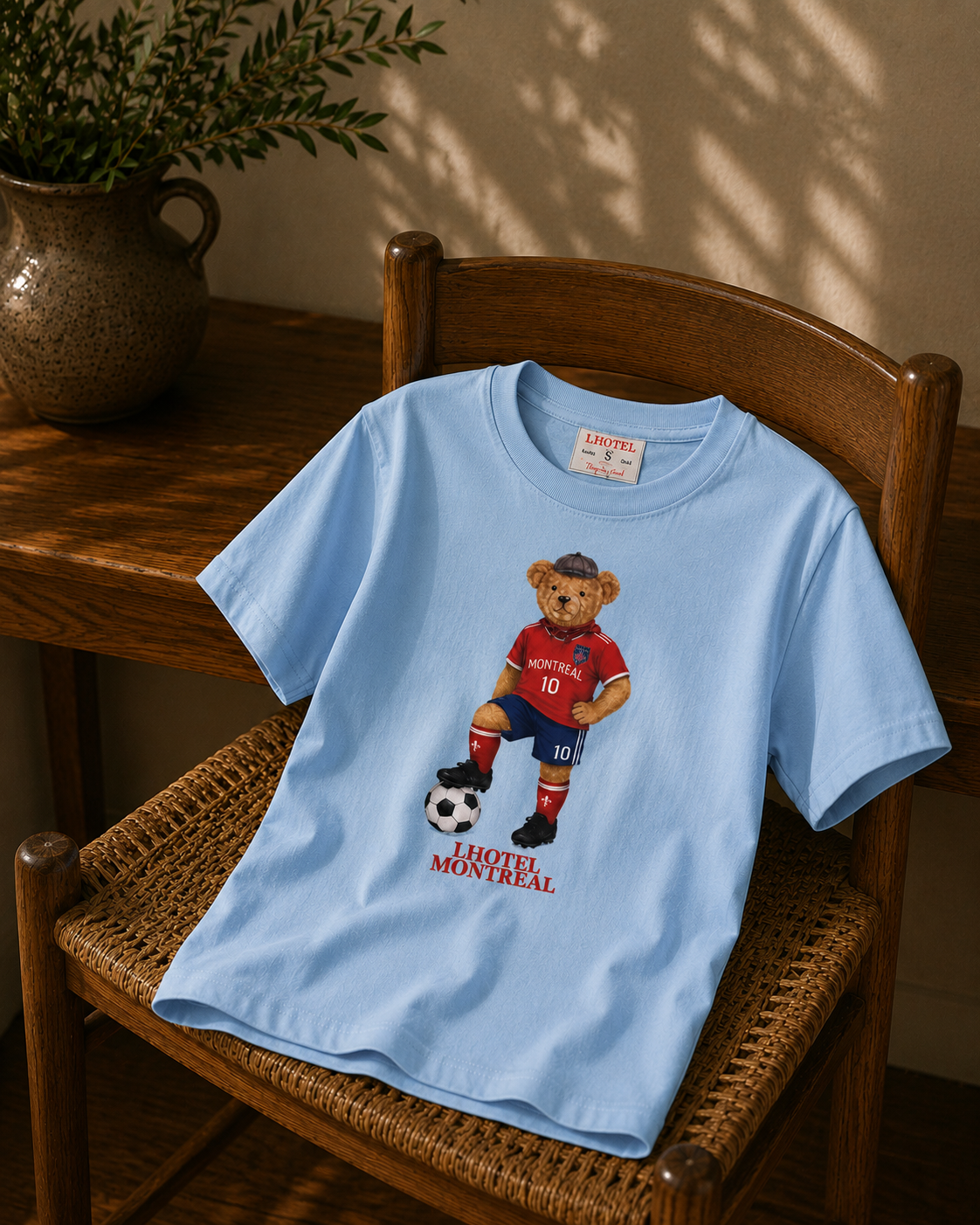 Montreal Teddy Soccer Youth T-Shirt | Boutique LH Montréal