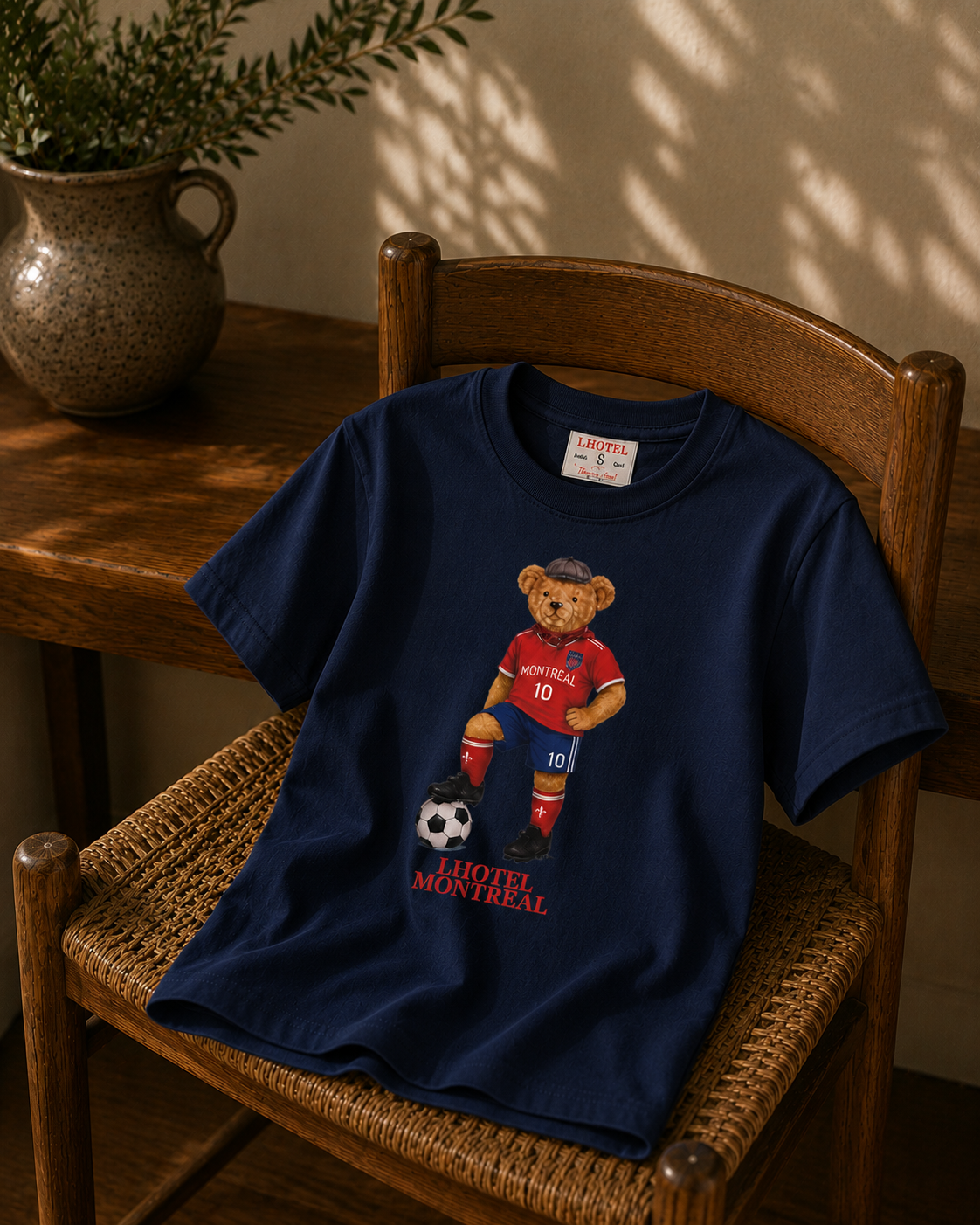 Montreal Teddy Soccer Youth T-Shirt | Boutique LH Montréal