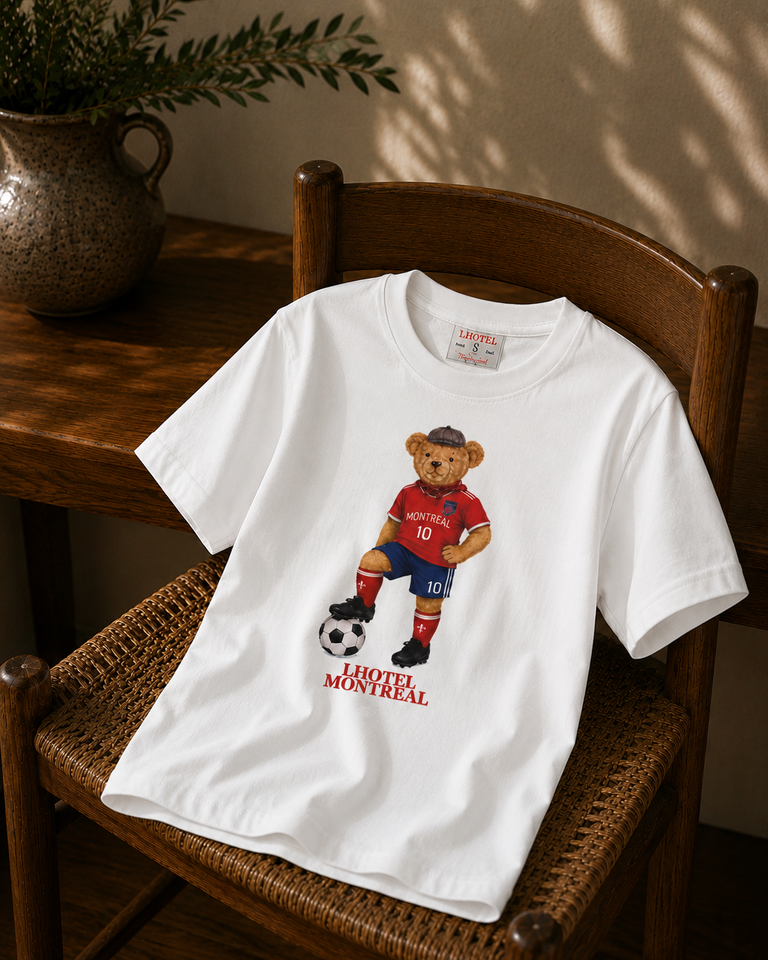 Montreal Teddy Soccer Youth T-Shirt | Boutique LH Montréal