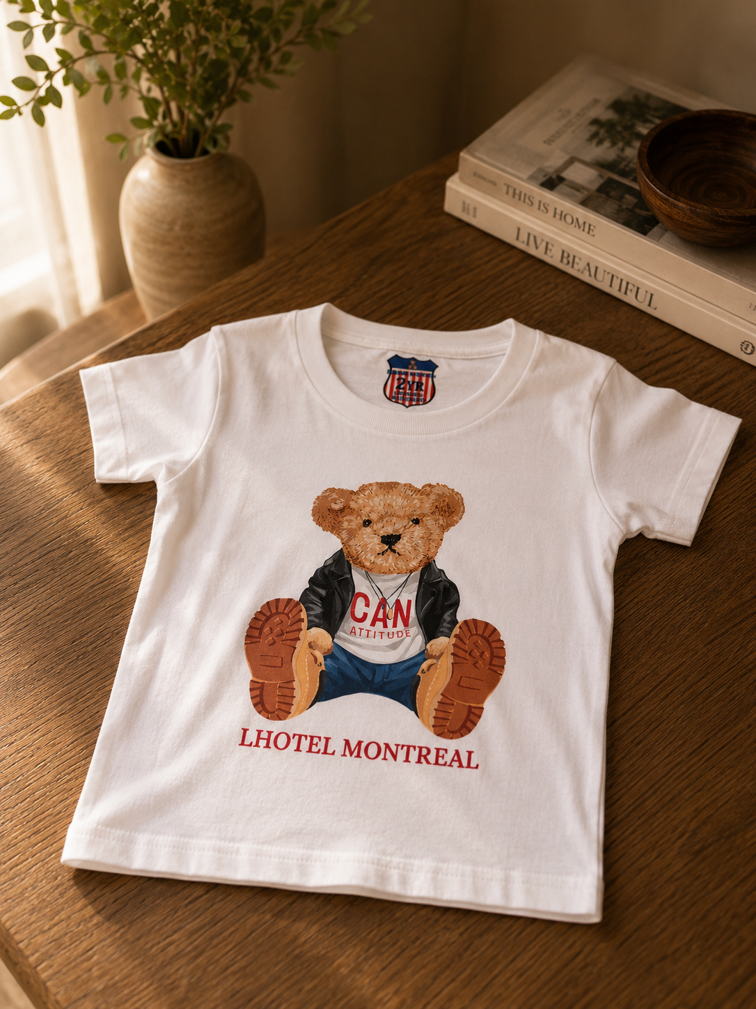 Montreal Teddy Kids T-Shirt | Boutique LH Montréal