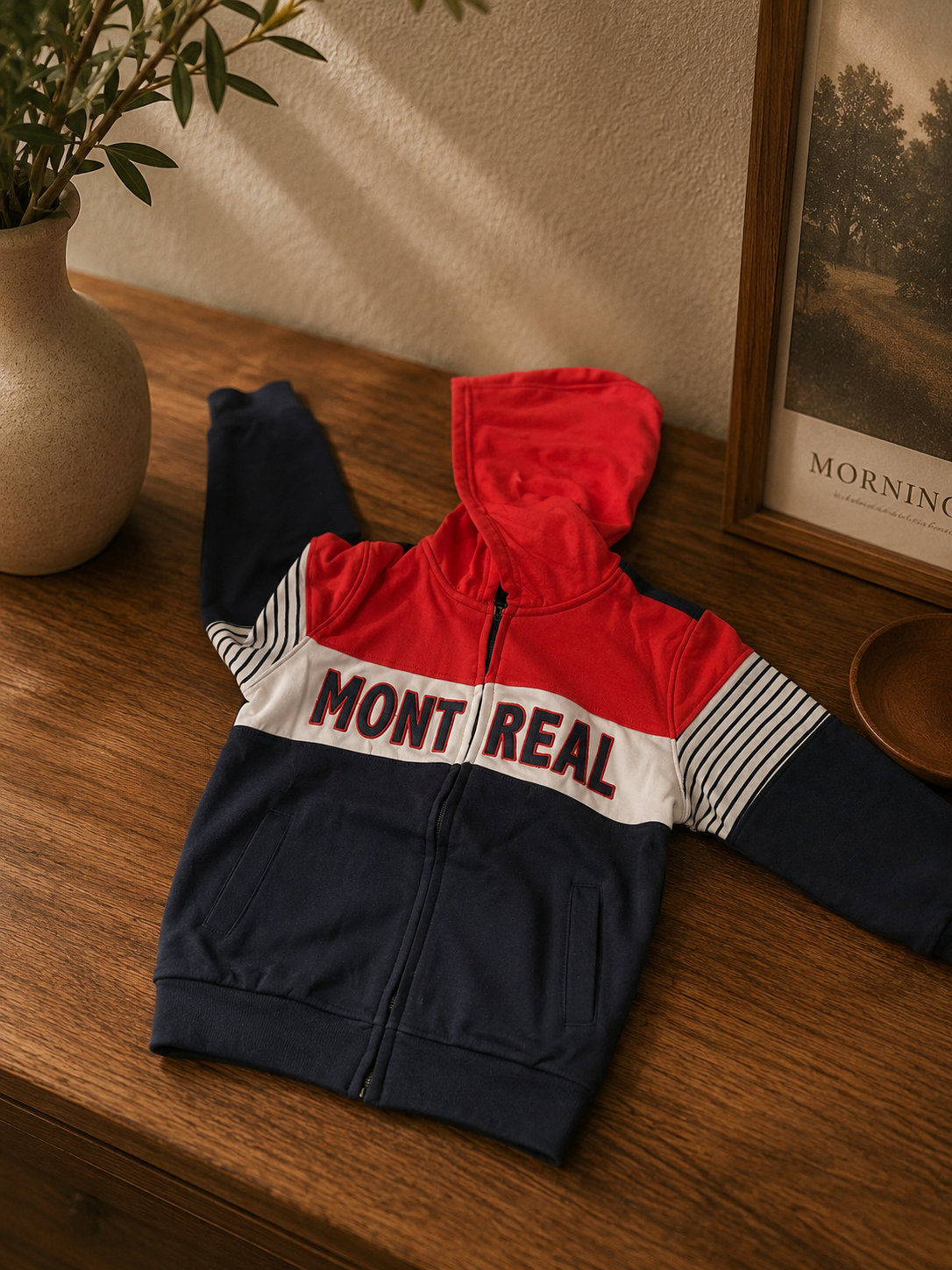 Montréal Kids Zip Hoodie | Boutique LH Montréal