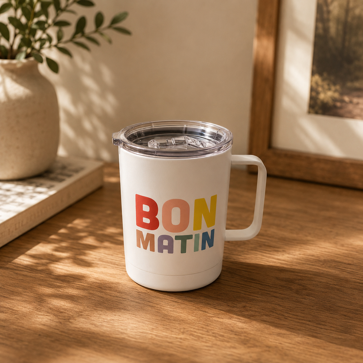 Bon Matin Insulated Travel Mug | Boutique LH Montréal