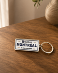 Montréal Québec License Plate Keychain – Je Me Souviens Souvenir | Boutique LH Montréal