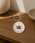 Canada Maple Leaf Gold Coin Keychain – Premium Metal Souvenir | Boutique LH Montréal