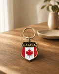 Canada Heritage Shield Keychain – Since 1867 Enamel Souvenir | Boutique LH Montréal