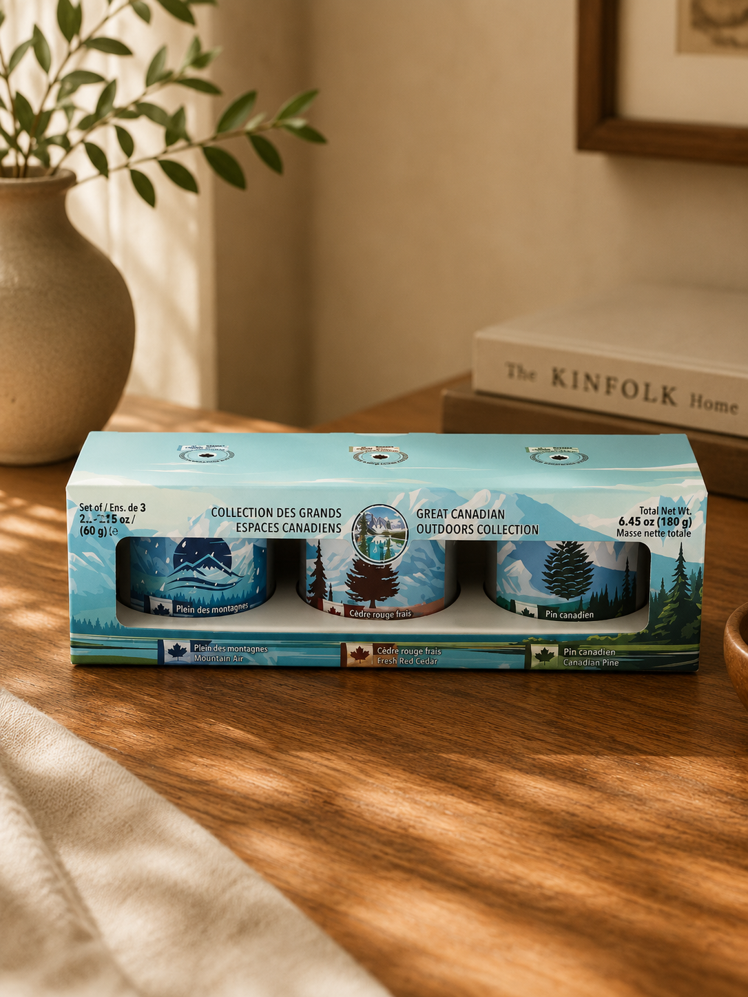 Great Canadian Outdoors Candle Set – 3 Scented Candles | Boutique LH Montréal