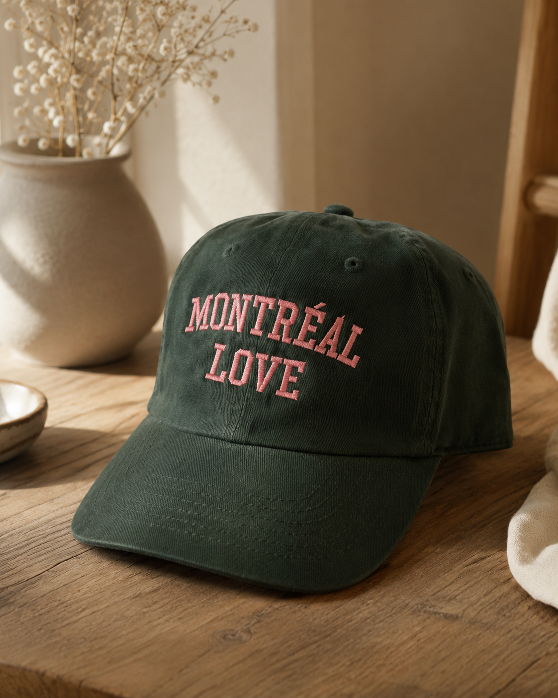 Montréal Love Cap – Forest Green | Boutique LH Montréal