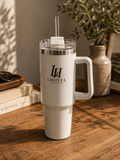 LHotel Montréal White Insulated Tumbler – Signature Collection | Boutique LH Montréal