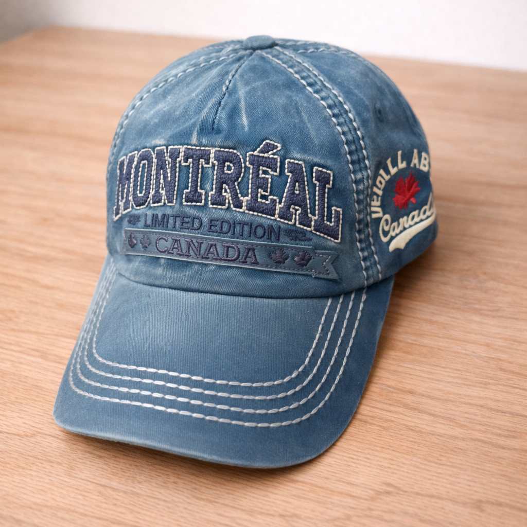 Casquette de Montréal avec feuille d'érable