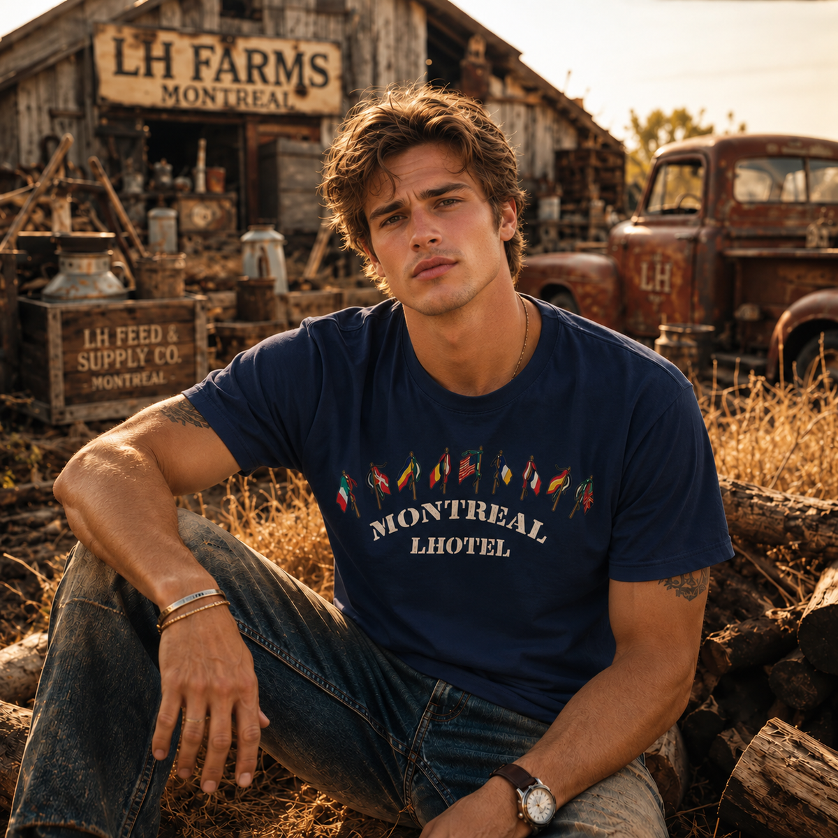 Drapeaux de t-shirts