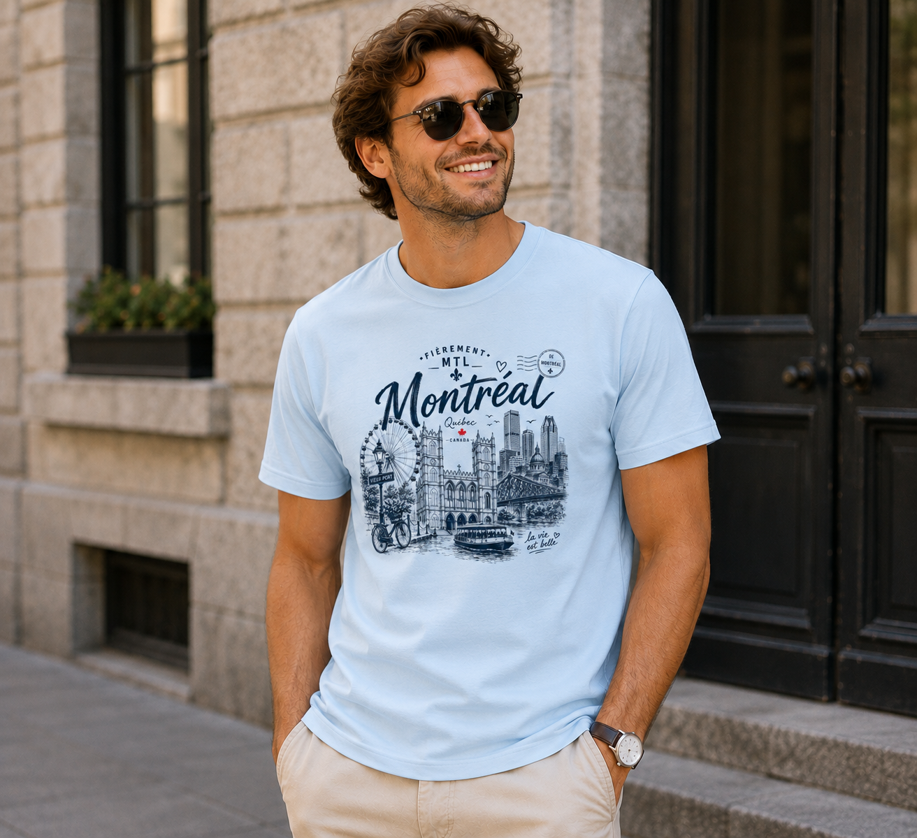 Casquette de Montréal avec feuille d'érable