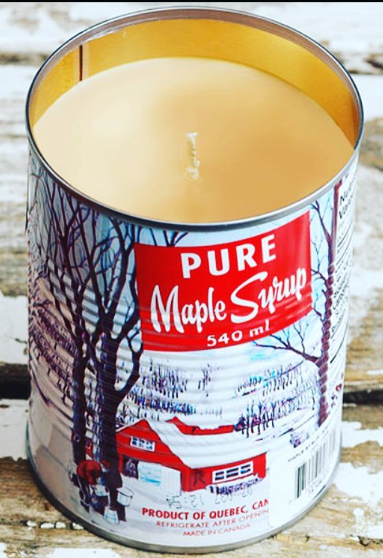 16 oz Maple Syrup Cotton Wick Candle – Canadian Inspired Scented Candle | Cozy Home Fragrance