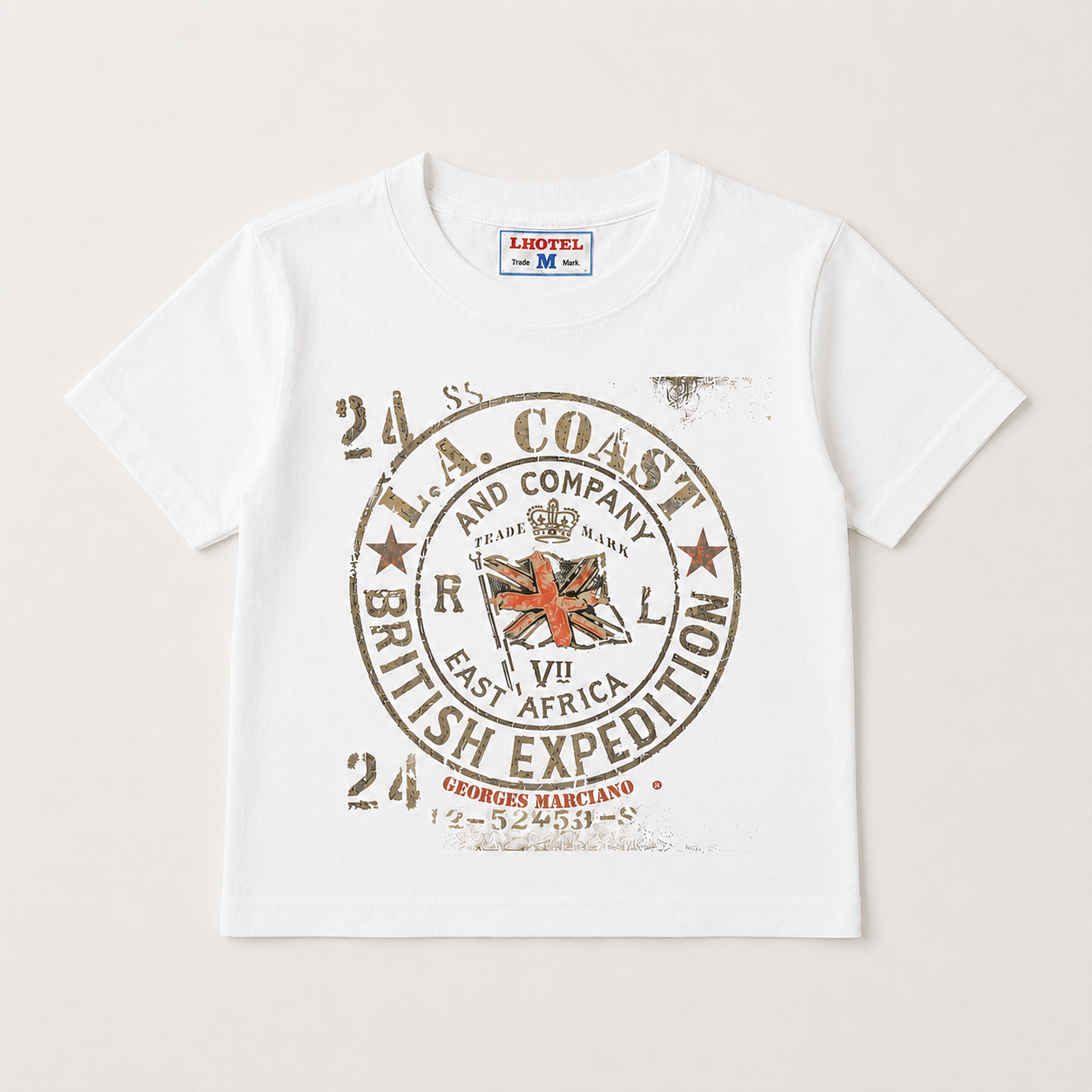 Georges Marciano Collection – British Expedition Graphic T-Shirt | Boy Kids Category | Boutique LH Montréal