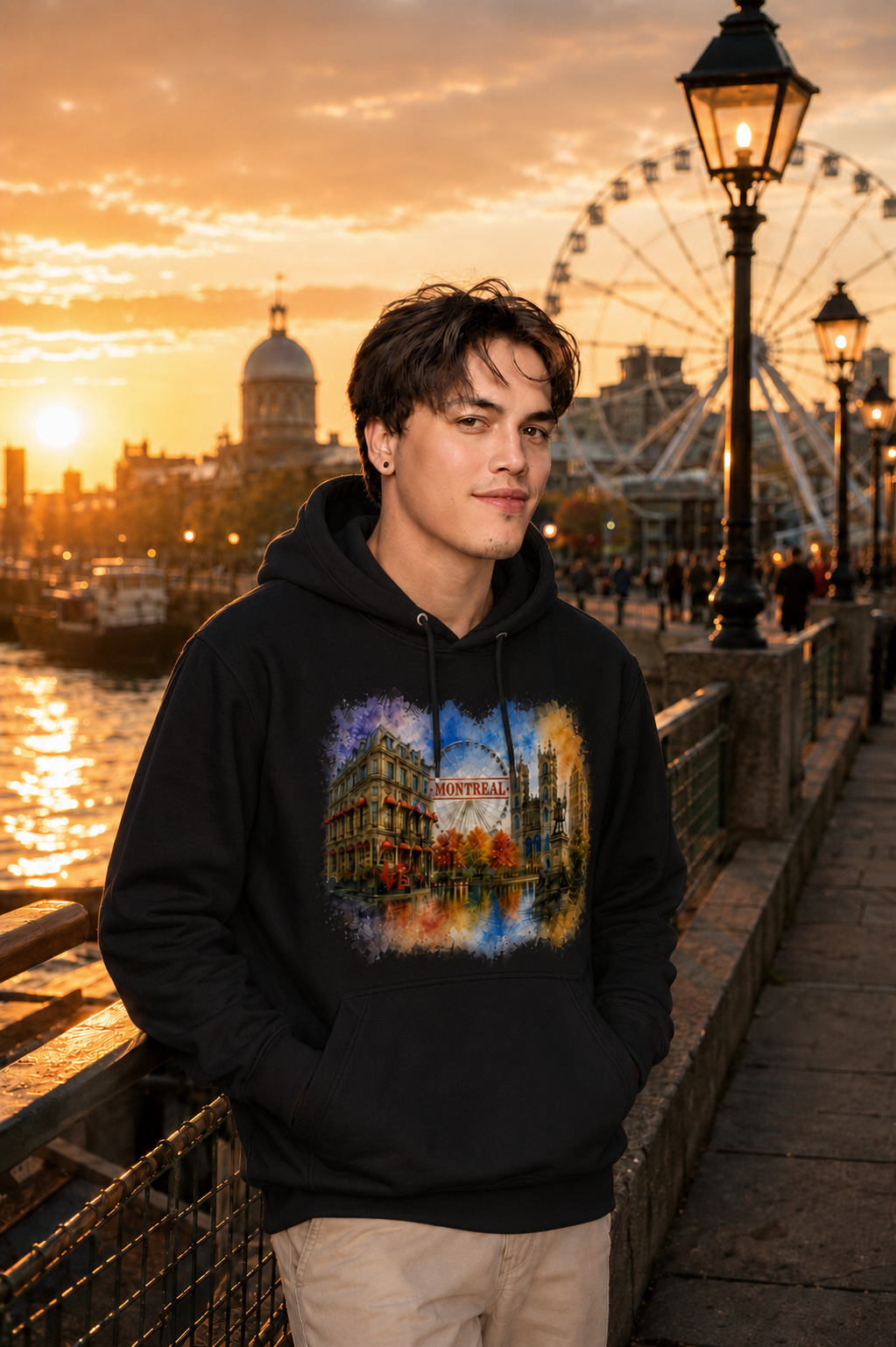 JC Hoodie – LHotel Souvenir Unisex Sweatshirt | Boutique LH Montréal