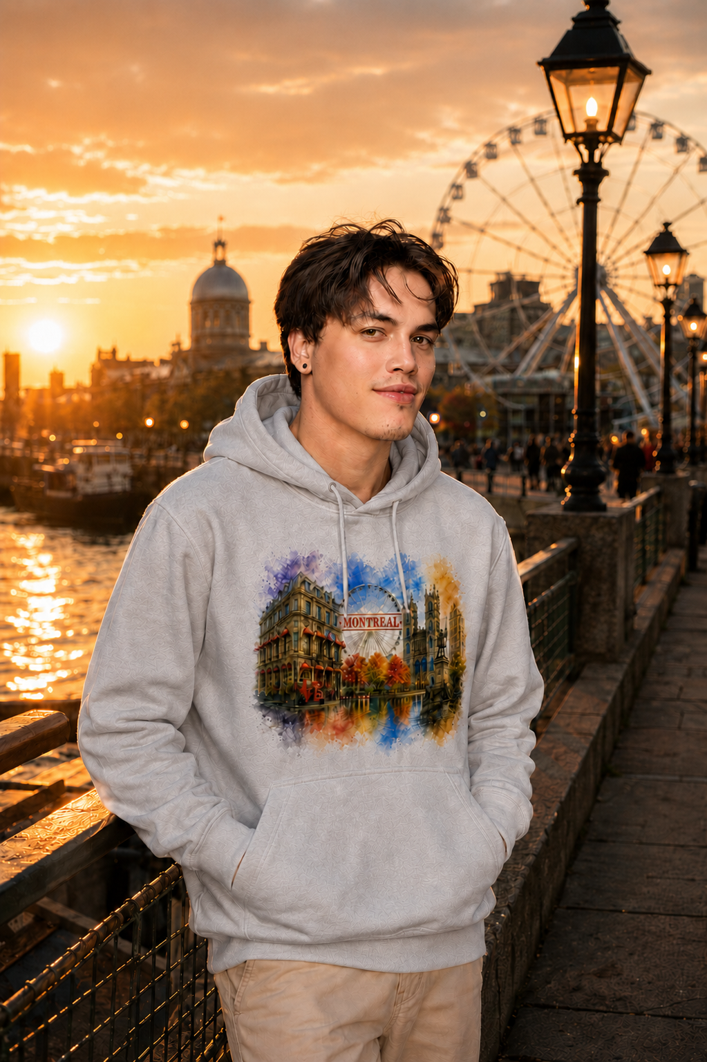 JC Hoodie – LHotel Souvenir Unisex Sweatshirt | Boutique LH Montréal