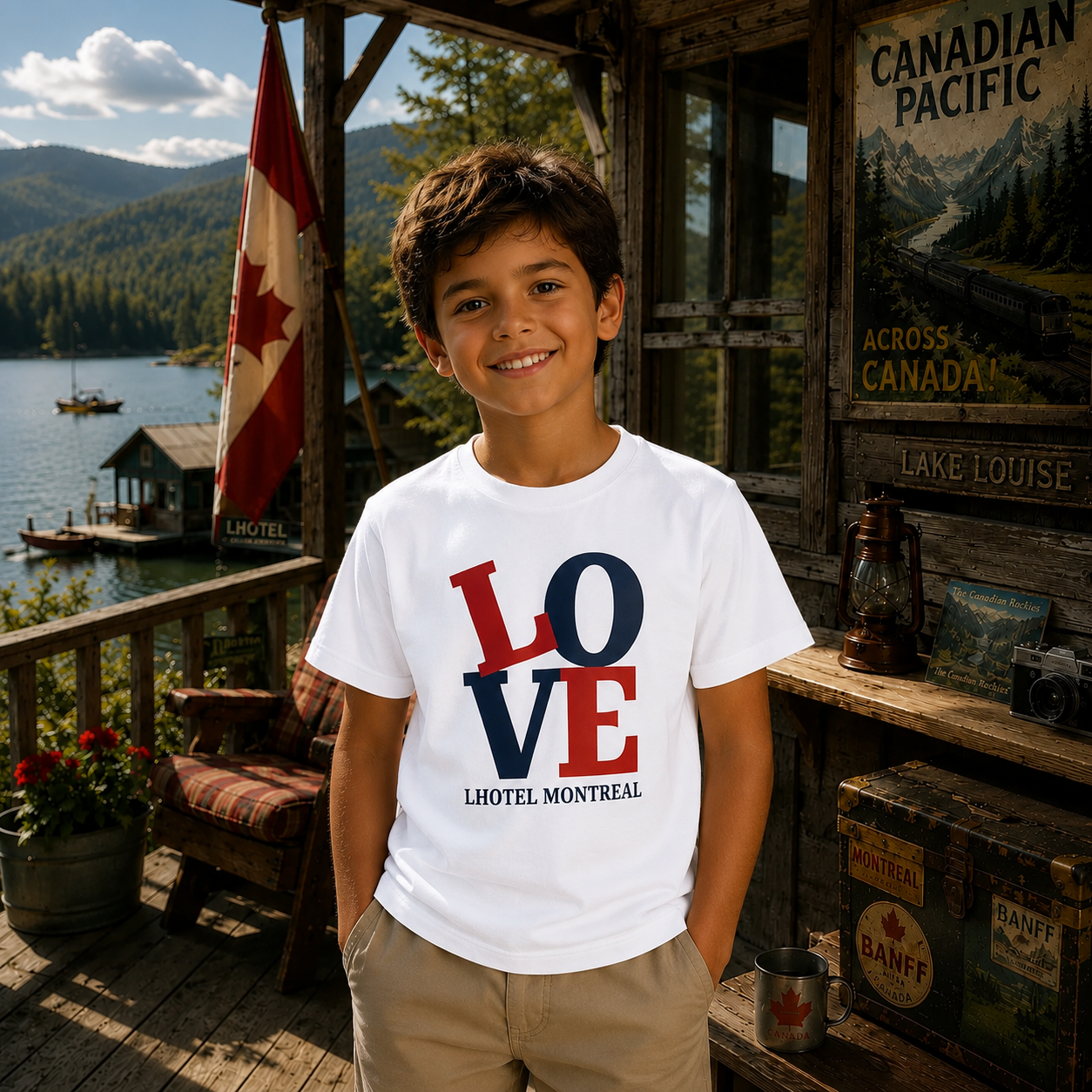T-shirt amour pour enfant