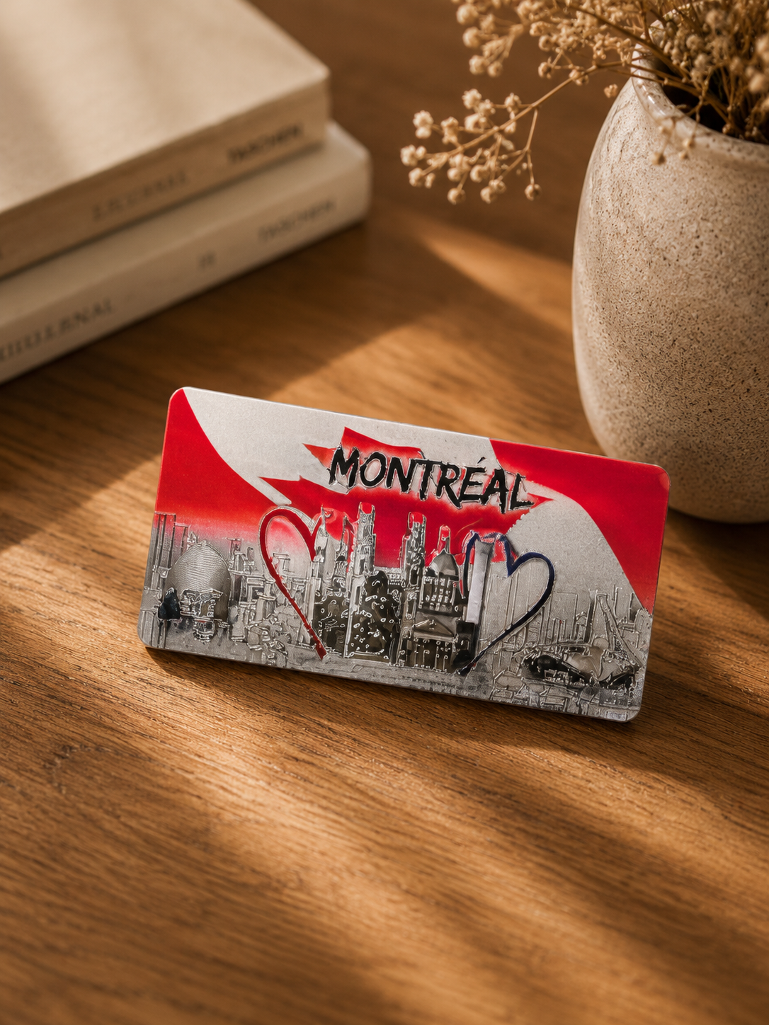 Montréal Canada Flag Skyline Magnet | Boutique LH Montréal
