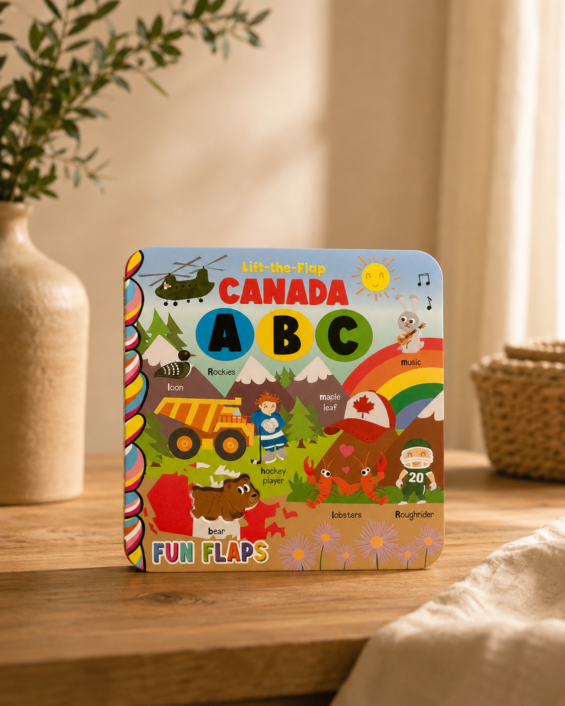Lift-the-Flap Canada ABC Board Book | Boutique LH Montréal