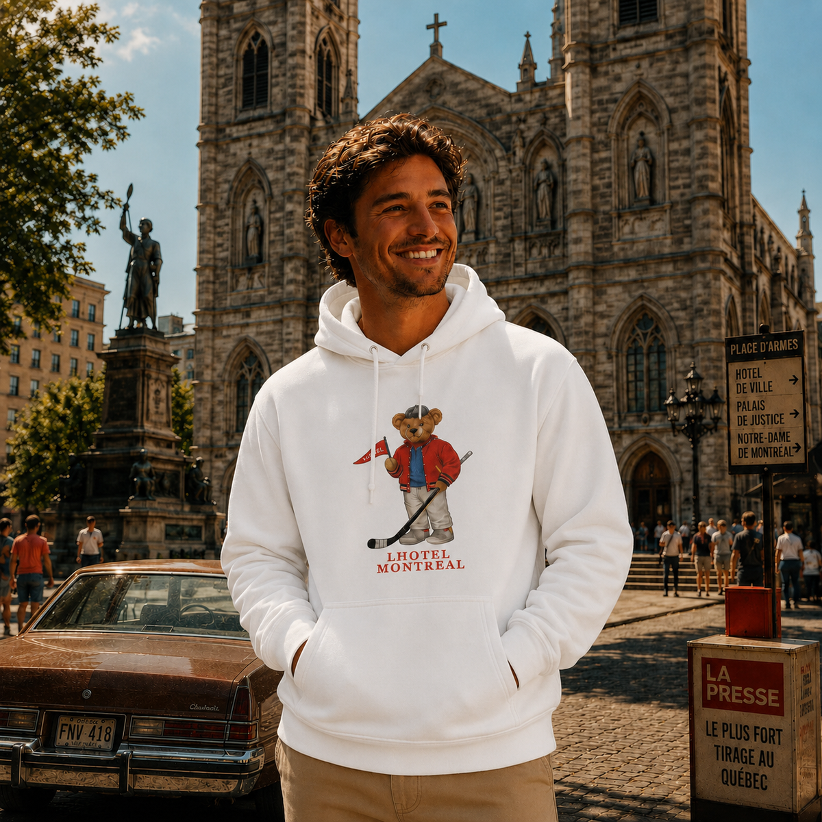Anthony Unisex Hoodie | Boutique LH Montréal