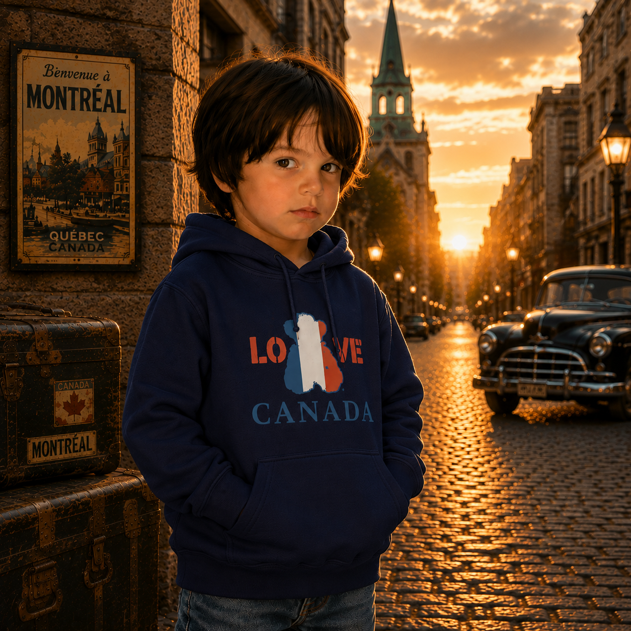James Graphic Hoodie | Boy Kids Category | Boutique LH Montréal