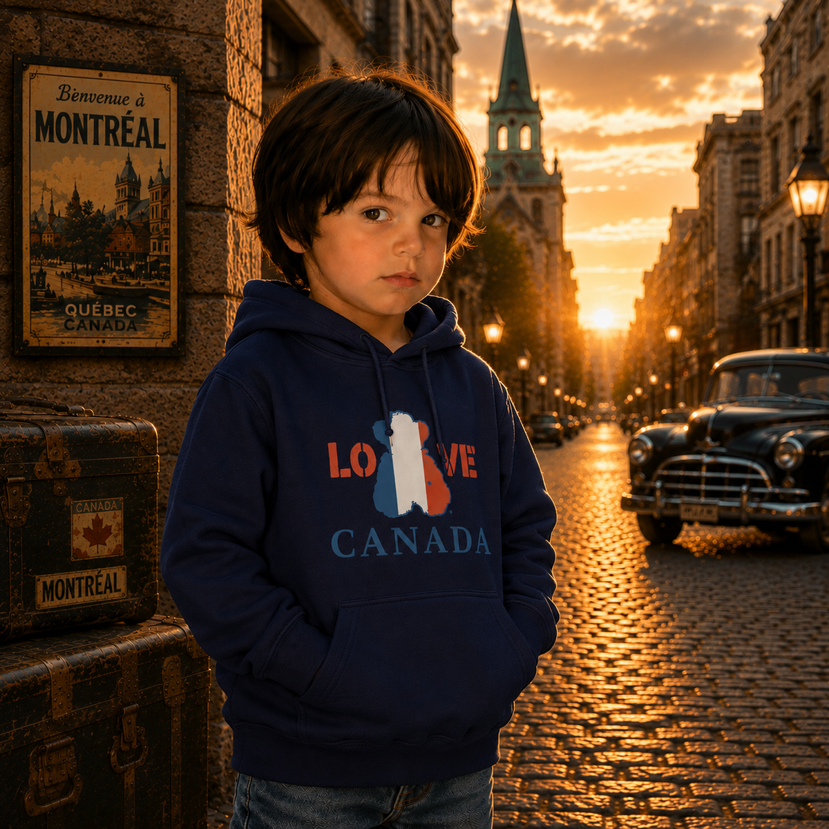 James Graphic Hoodie | Boy Kids Category | Boutique LH Montréal