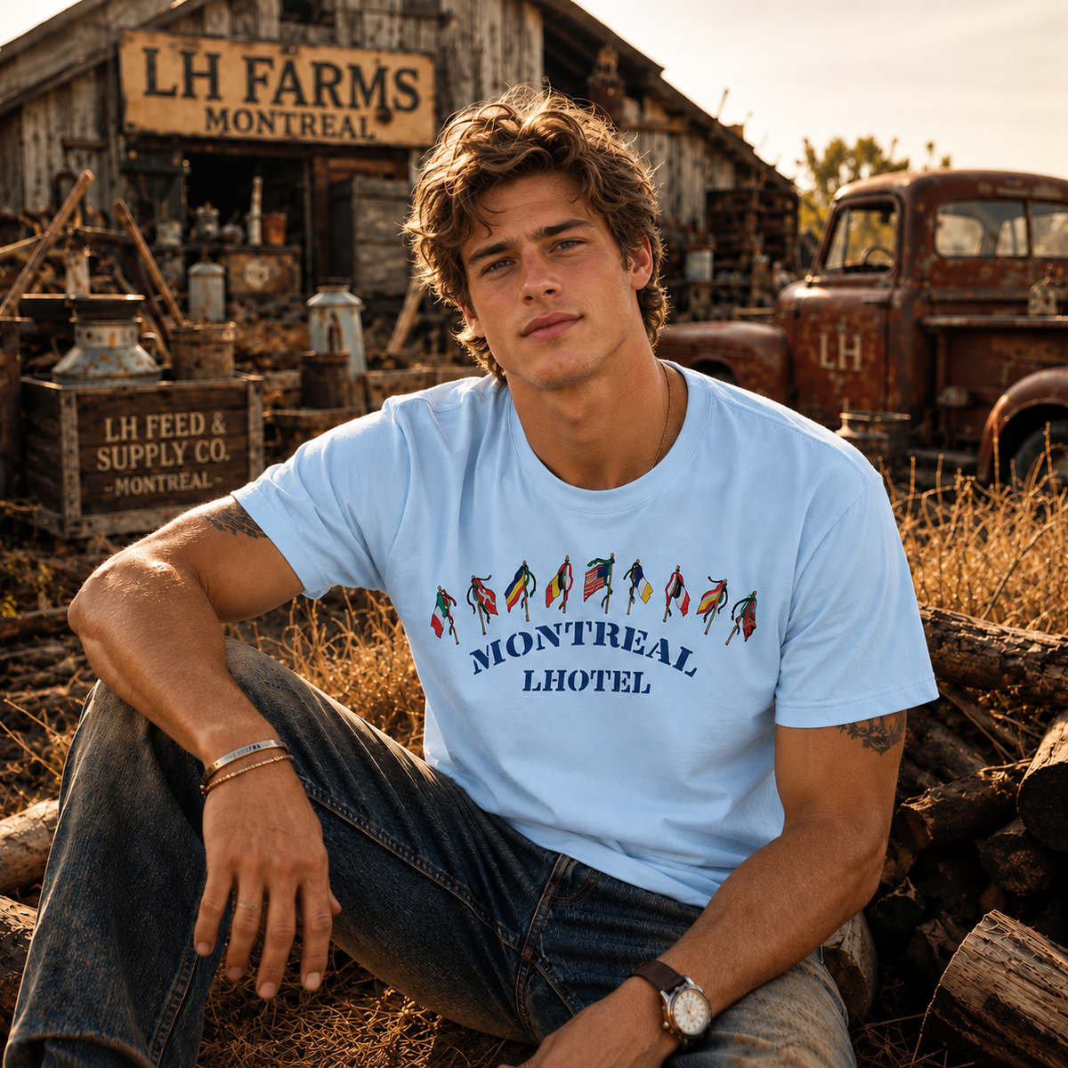 Drapeaux de t-shirts