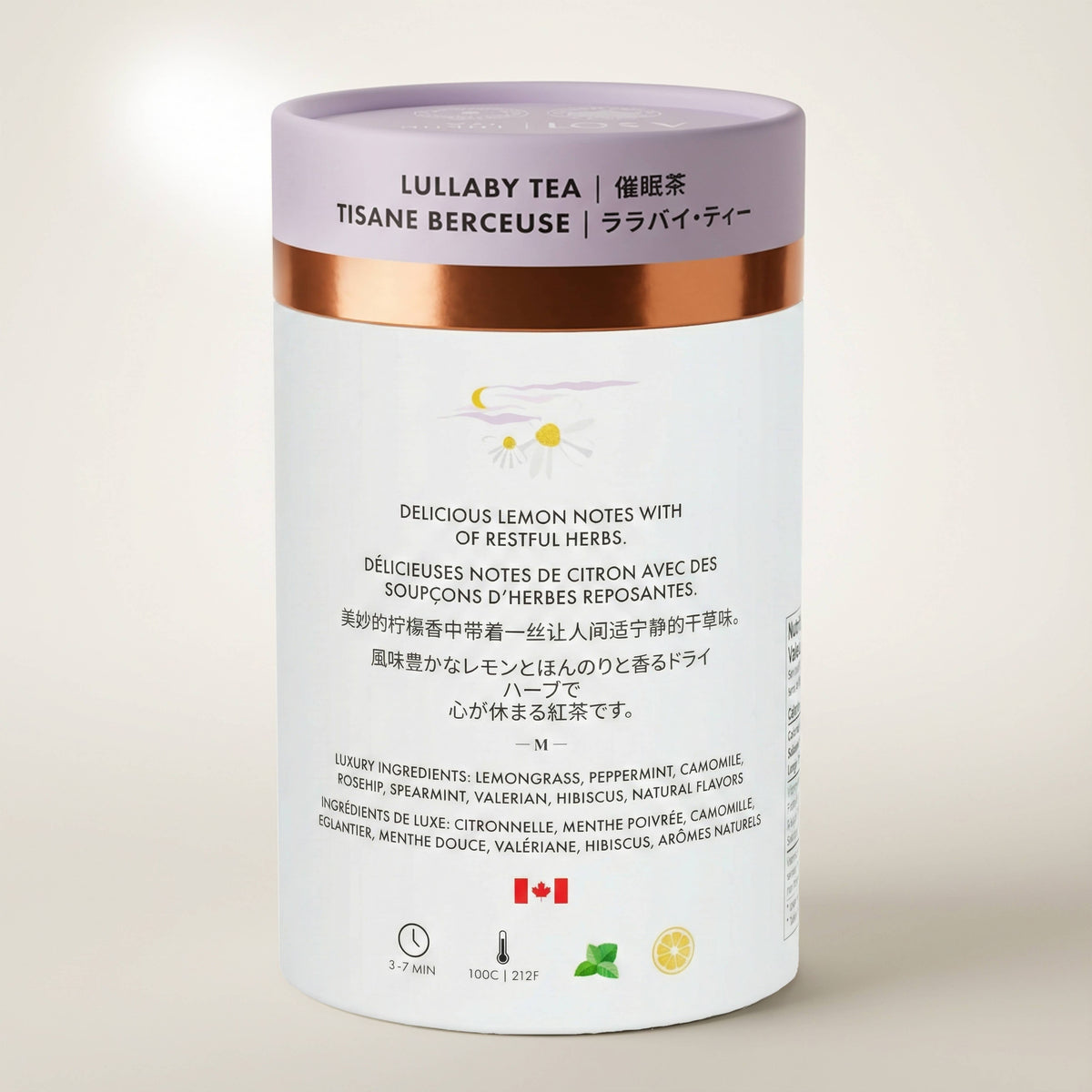 Lullaby Luxury herbal tea | Canadian | 24ct