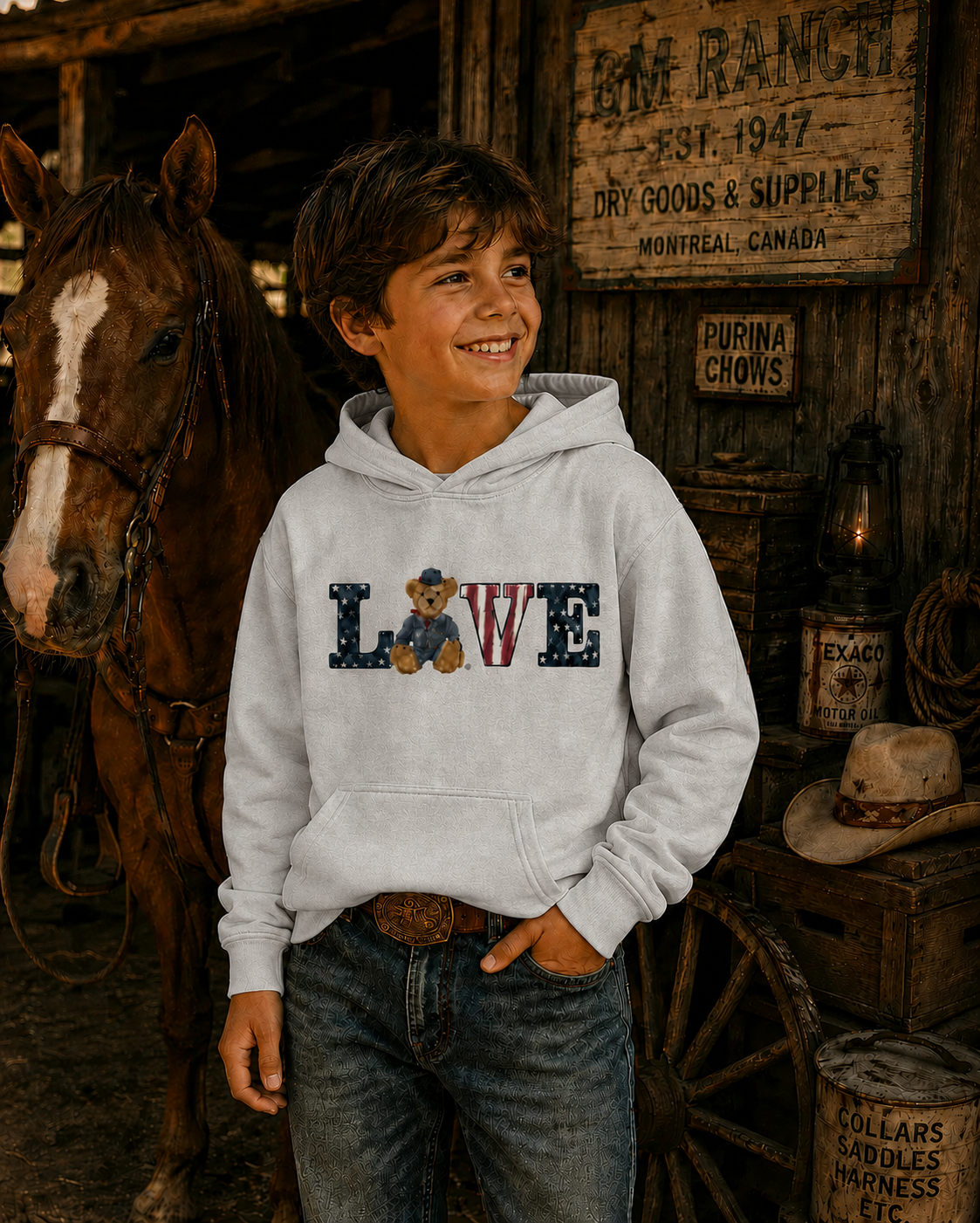 T-shirt amour pour enfant