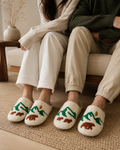 Canadian Mountain & Bear Sherpa Slippers | Boutique LH Montréal