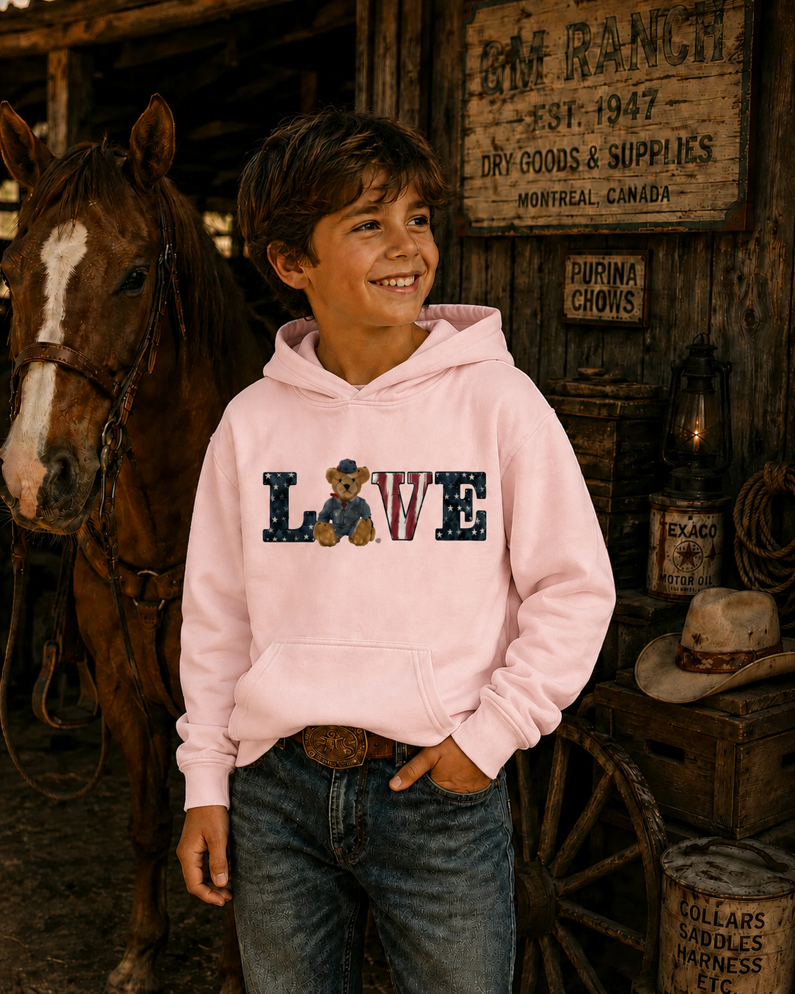 T-shirt amour pour enfant