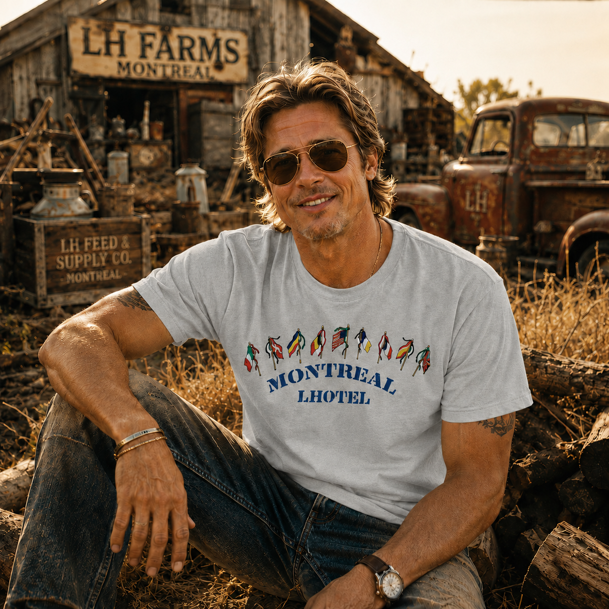 Drapeaux de t-shirts