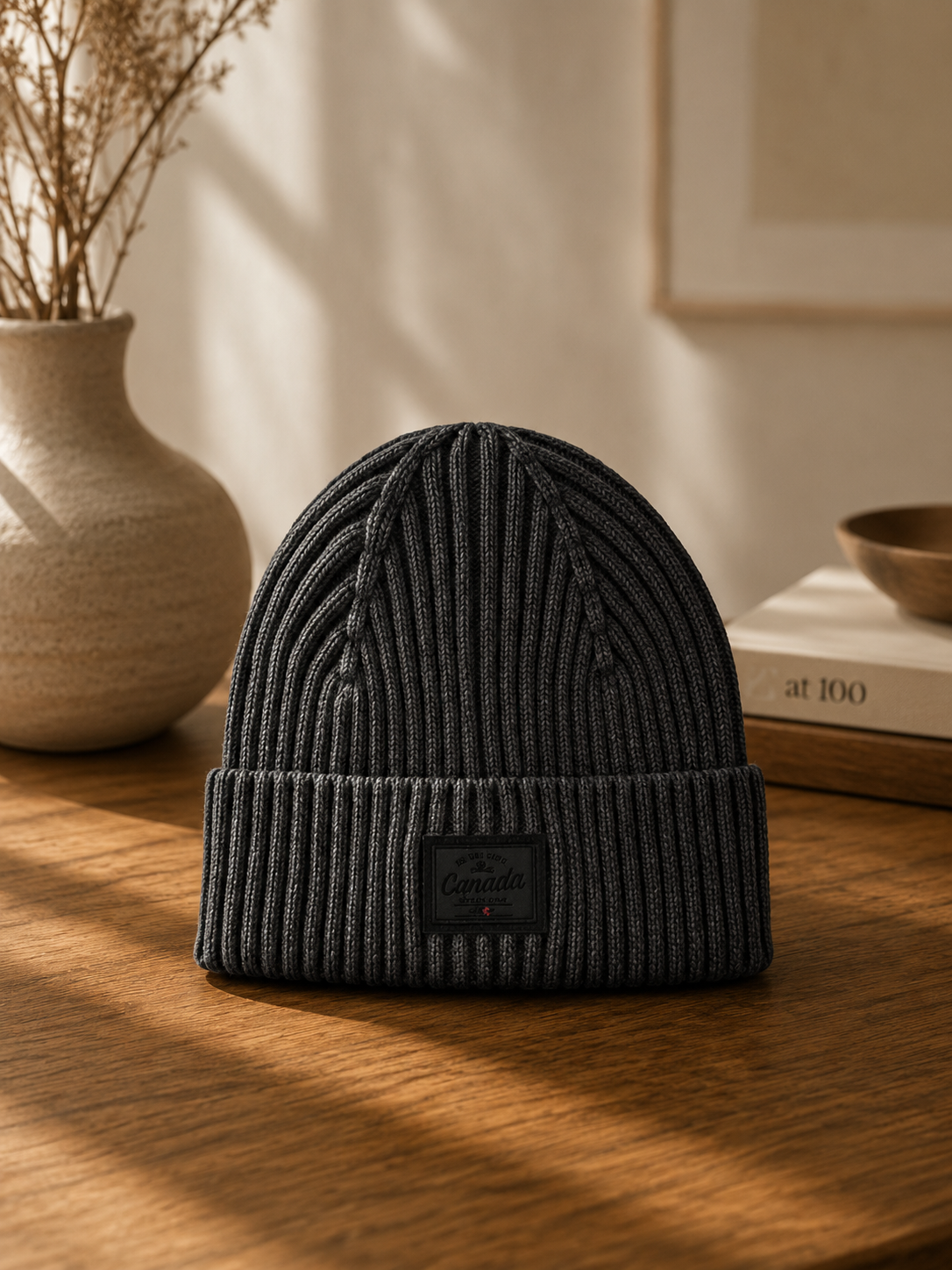 Canada Denim Washed Urban Beanie – Navy | Boutique LH Montréal
