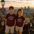 Montréal Love Kids T-Shirt – Maroon | Boutique LH Montréal
