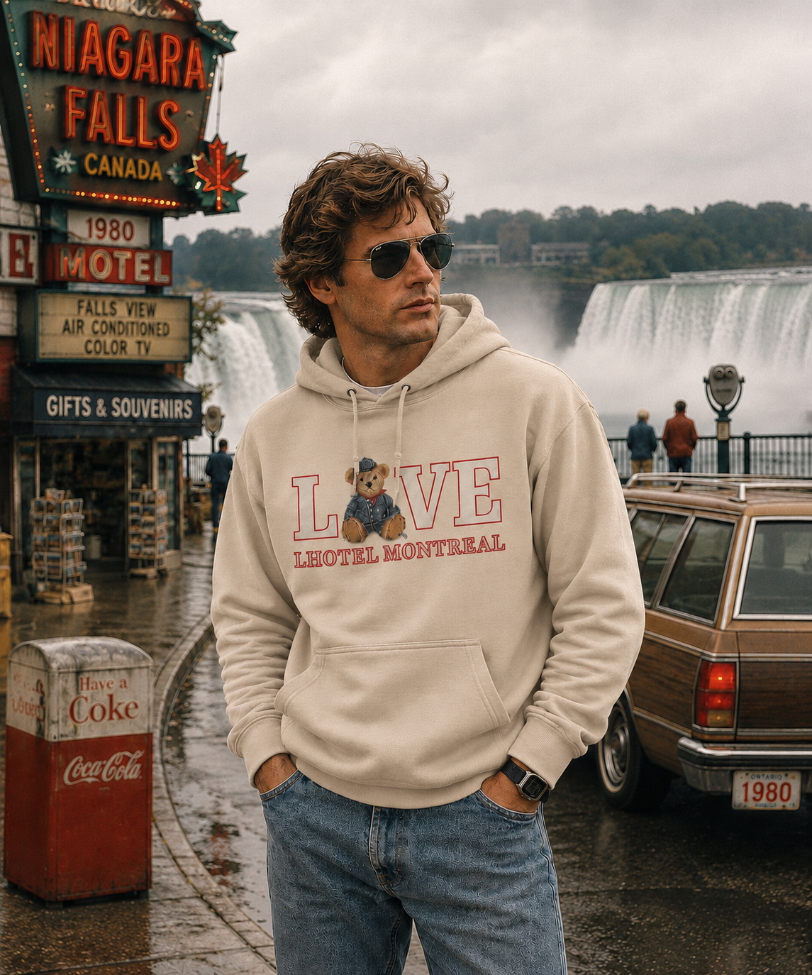 Love Teddy Bear Hoodie – Black | Boutique LH Montréal